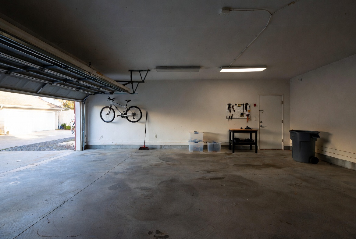 Space after professional junk removal